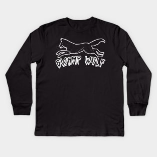 Swamp Wolf Kids Long Sleeve T-Shirt